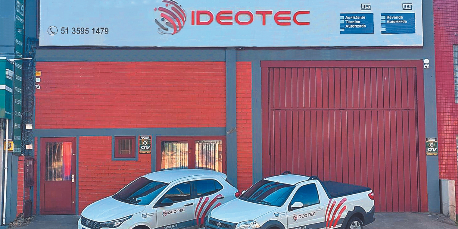 <h5><strong>A EMPRESA</strong></h5>

<p> </p>

<p>A Ideotec foi idealizada em 2010, devido a uma grande demanda no segmento industrial em relação à manutenção de inversores de frequência e soft starter.</p>

<p>Com sede em Novo Hamburgo, região metropolitana de Porto Alegre, tem localização estratégica para atender os mais variados setores do mercado.</p>

<p>O objetivo da Ideotec desde a sua fundação é trabalhar com qualidade, competência, respeito e agilidade no atendimento de seus clientes, proporcionando o que há de melhor no fornecimento de produtos e serviços para manutenção e automação industrial.</p>
